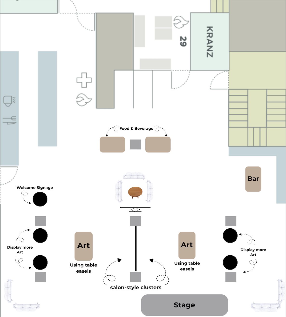 Art Show Floor Plan