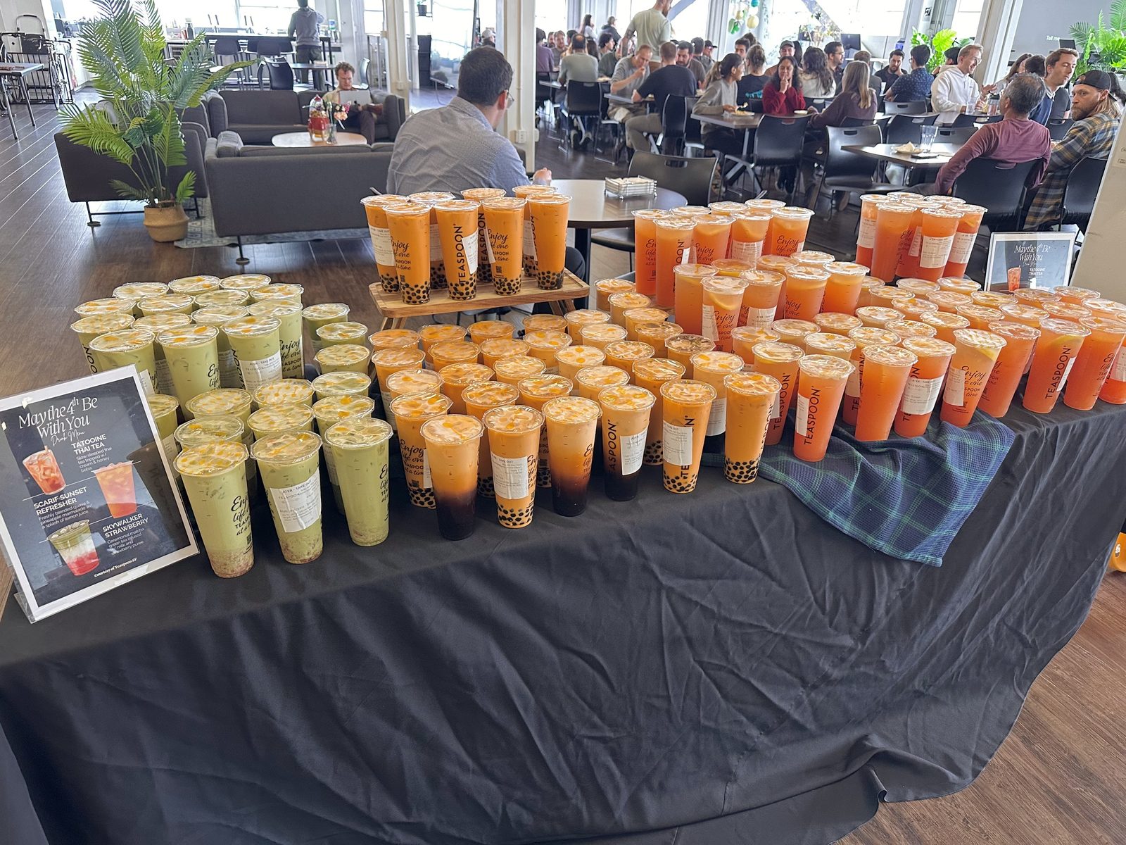May the 4th Star Wars Day drink table spread