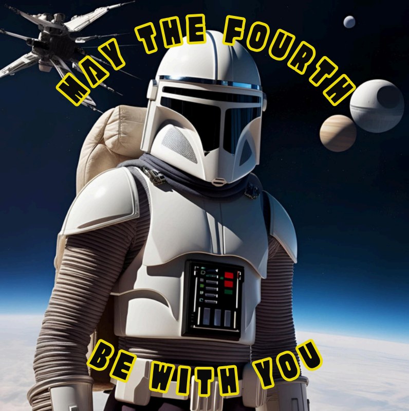 May the Fourth Be With You graphic