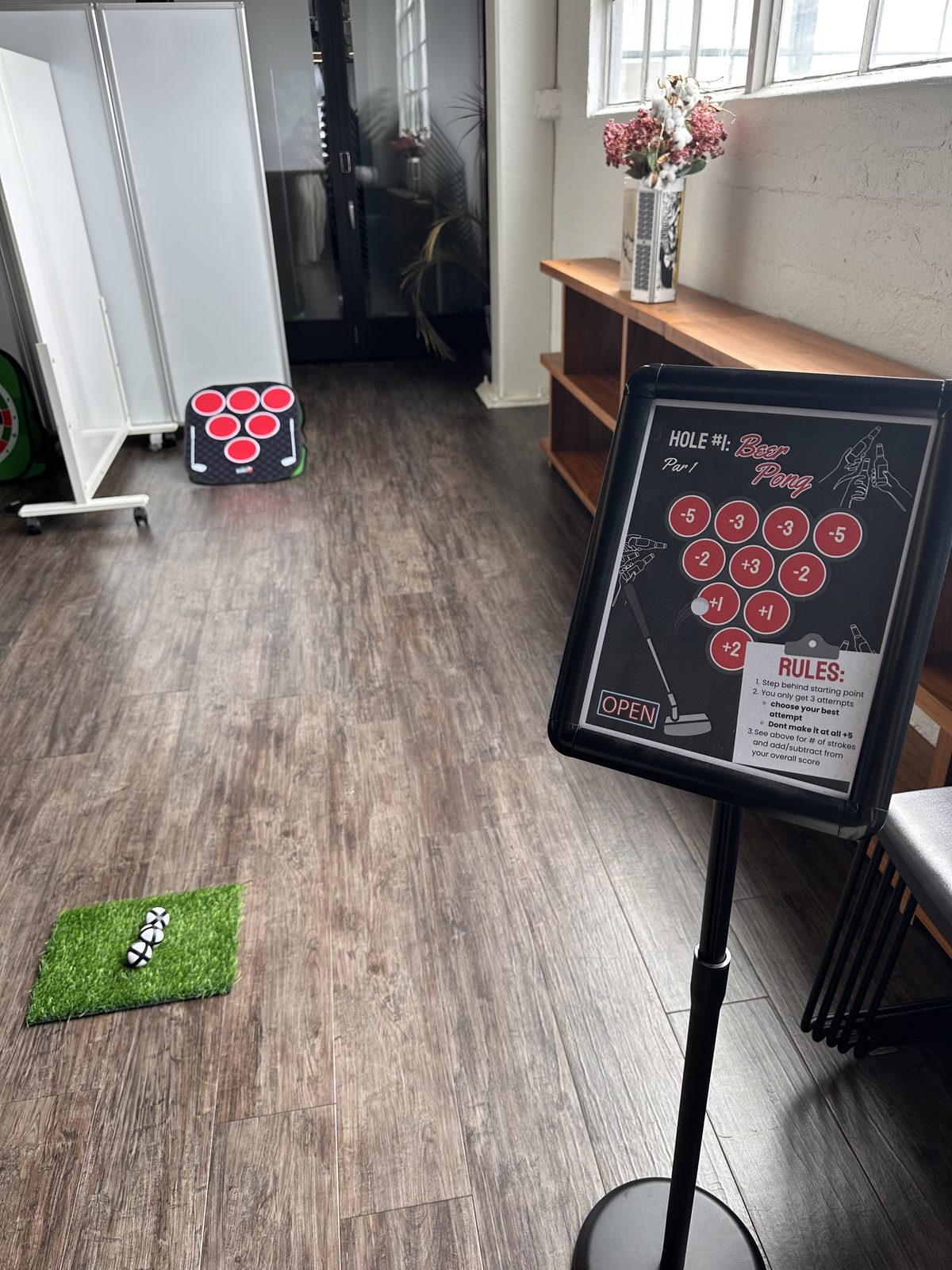 Hole #1: Beer Pong